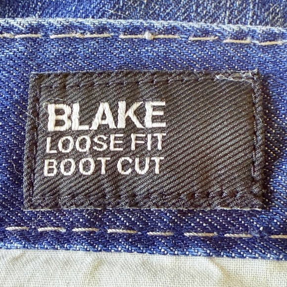 Express‎ Jeans Blake Loose Fit Boot Cut Men's Size 38"x32" - Picture 6 of 8